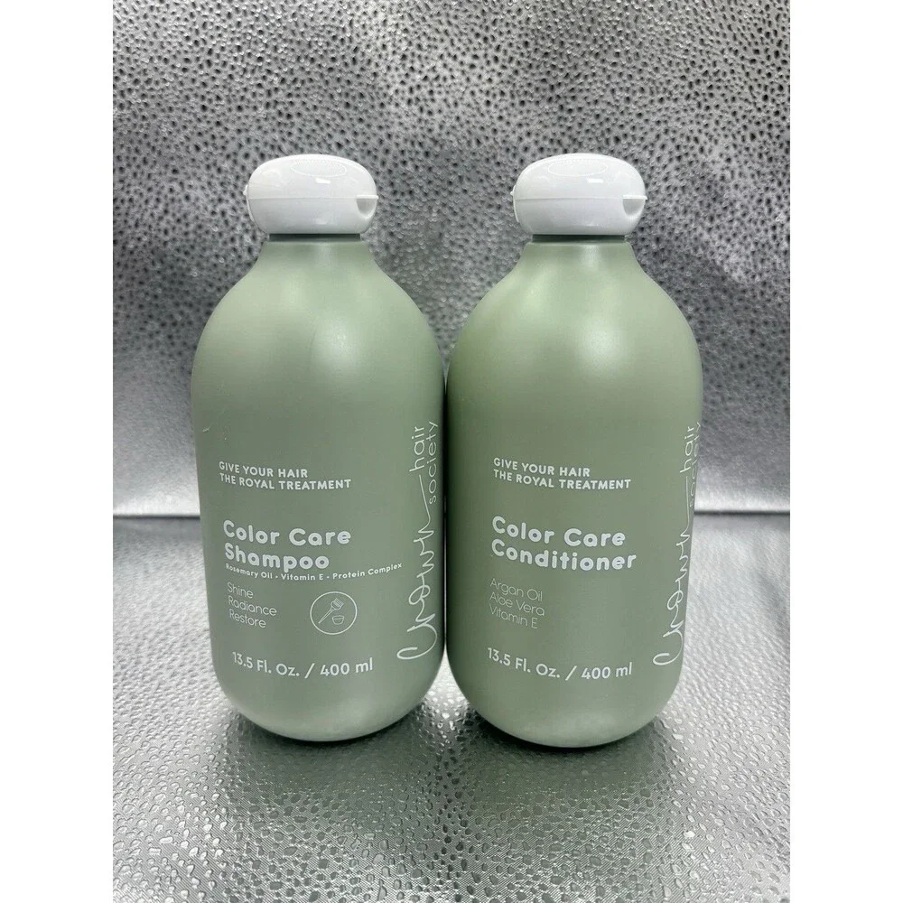 Crown Hair Society Color Care Shampoo & Conditioner Set 13.5 Oz Color Safe